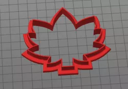 Maple leaf cookie cutter