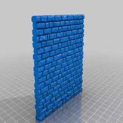 Medieval Stone Wall 28mm Scale - 10x10cm