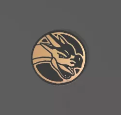 Mega Charizard Pokemon Coin TCG