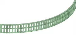 MF ENGINE GRILL. SCALE 1/43.