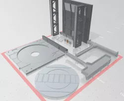 -MHB01C- Mecha Hangar Bay Customizable Base and Wall 01 3D print files