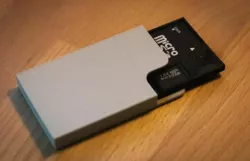 MicroSD card holder
