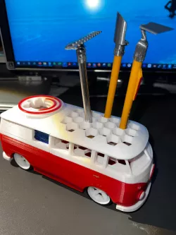 Miniatures Painter/Modeler Water Pot - VW Microbus Remix