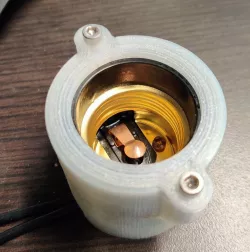 Minimalist Mounting Shell for E26 E27 Standard Screw-in Socket