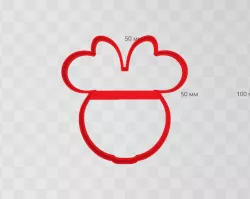 minnie mouse cookie cutter
