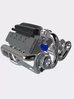 MMR Billet Coyote Twin Turbo motor