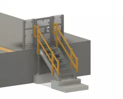 Model Railway Platform Access Steps and Access Gate