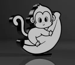 monkey lamp