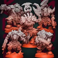 MrModulork's Orc Monster Hunters - Modular Kit B