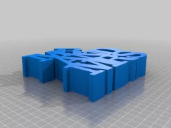 My Customizmr and mrsed Variable WORD Sculpture