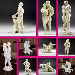 NSFW 3D STL couple sex pose Pack 10pcs