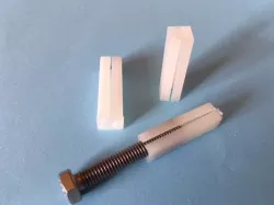 Nylon M6 braked nut