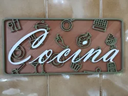 ORNAMENT / KITCHEN SIGN
