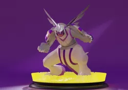 PALKIA- 3D printable Pokemon