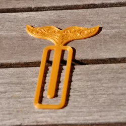 Paper Clip Whale Flapper (Both Sides)