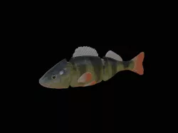 Perch / three-part 12cm bait for 3d print
