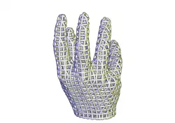 phone hand-voronoi style