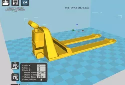 phone holder style pallet truck / transpalette