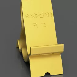 phone stand /phone stand Pac man logo