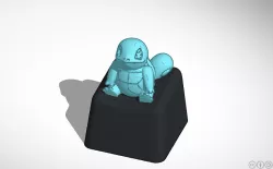 Pokémon Squirtle MX Cherry Keycap