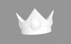 Princess Peach crown