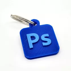PS Photoshop keychain