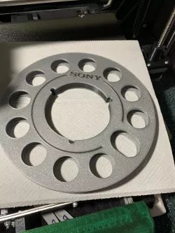 REEL2REEL empty spool 7 INCH 18CM 3D PRINTED WITHOUT SCREW, FOR NAB (aka MMU)