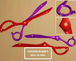 Scissor Blade Ryuko Matoi & Nui Harime Blade - Kill la Kill