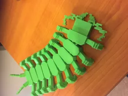 Sculk Centipede (Minecraft, Fan-Made, Articulated)