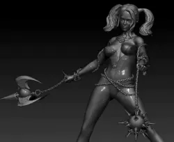Sexy warrior stl