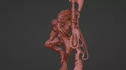 Shaman, 2 weapon versions for Cannibal Chickens