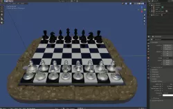 Simple Chess - low poly style basic set