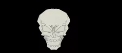 Skull keychain