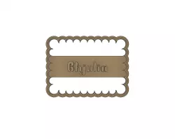 Small butter cookie cutter name Ghjulia