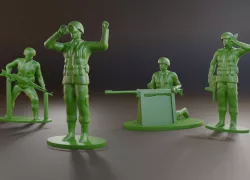 Soldier toys - 4 models