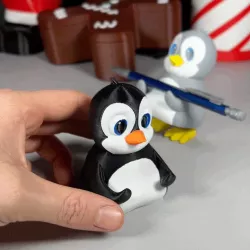 Standing Penguin Pencil Holder