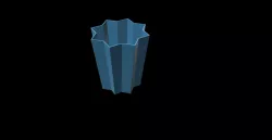 star vase/ plant pot