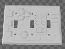 Star Wars Light Panel ( 3 switch)