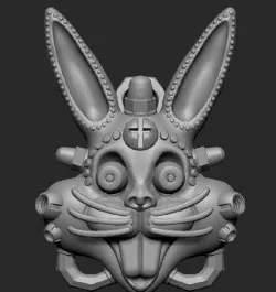 Steampunk Rabbit Pendant
