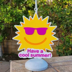Sun Hanging Sign