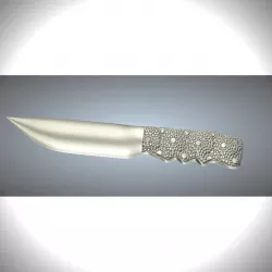 Tactic knife combat BDSM option kitchen laboratory cosplay for real 3D  printing kn-01 CNC
