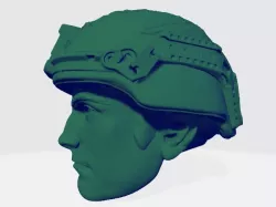 Tactical Head helmet Action figure