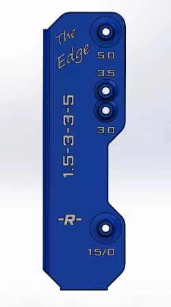 "The Edge" Cabinet Door Handle Jig for 3/4" thick door faces