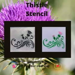 Thistle  Stencil