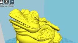 Toad money bank(fix the back fingernail & buttom surface)-update fix-2
