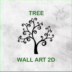 TREE WALL ART 2D