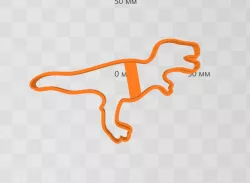 trex dino cookie cutter