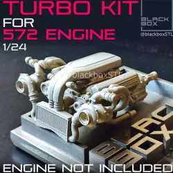 TWIN Turbo set for 572 ENGINE 1/24th