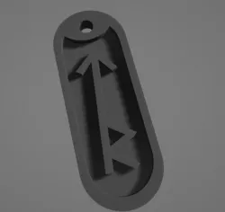Tyr Rune Charm (Upright)