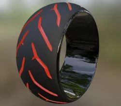 Tyre Ring tread design 3